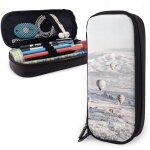 Ballon �� air dans les montagnes enneig��es trousse �� crayons grande capacit�� sac �� crayons