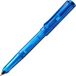 Balloon 311 stylo roller entirement transparent de couleur bleue avec poigne distinctive et clip en ...