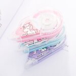 Bande correctrice licorne de dessin animé de 30m, kawaii, grande bande correctrice pratique, papeterie ... Bande correctrice licorne de dessin animé de 30m, kawaii, grande bande correctrice pratique, papeterie ...