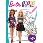 Barbie fashion color and sticker