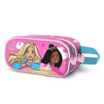 Barbie rainbow trousse 3d double, rose