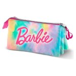 Barbie - trousse - triple - ripstop - multicolore - barbie tie dye
