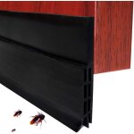 Bas de porte adh�sif 200cm x5cm souple silicone isolant phonique thermique bande d'�tanch�it� anti bruit ...