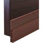 Bas de porte isolant, 5mx3. 5cm, dessous de porte anti froid, marron, isolation phonique et coupe - vent ...