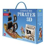 Le bateau des pirates 3d - livre et maquette a construire