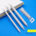 Bton a souche de mlange pour croquis blanc au fusain, stylo de dessin au charbon de bois, outil pour ...