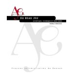 Du beau jeu - esth�tique, technique et jeux vid�o