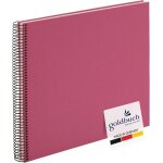 Bella vista 25607 album photo a spirales 35 x 30 cm avec 40 pages blanches album photo en lin pour photos ...