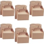 Belle vous boite cadeau carton kraft (lot de 24) - 16 x 9, 3 x 8, 6 cm - boite papier kraft marron pour ...