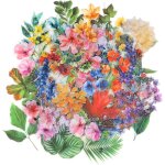 Bgiiik - 200 autocollants de fleurs, autocollants de plantes en pet transparent, autocollants de fleurs ... Bgiiik - 200 autocollants de fleurs, autocollants de plantes en pet transparent, autocollants de fleurs ...