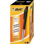 Bic - 1 stylo a bille m10 clic noir - ecriture moyenne 1 mm
