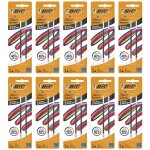 Bic lot de 10 packs 2 recharges pour stylo - bille 4 colours smooth s noir