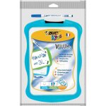 Bic lot de 12 ardoises ergo effa�able 20 x 31 cm double face unie / s�yes + feutre + brosse