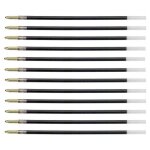Bic lot de 12 recharges pour stylo bille 4 colours pointe moyenne 1 mm bleue