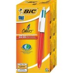 Bic - 1x 801668 - stylo a bille r�tractable 4 couleurs - pointe fine - corps . . .