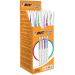 Bic lot de 20 stylo bille cristal up fashion, couleurs assorties