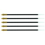 Bic lot de 5 recharges pour stylo bille cristal pointe moyenne 1 mm bleu