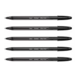 Bic lot de 5 stylos bille cristal exact pointe ultra fine noir