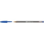 Bic lot de 6 stylos a bille cristal large 1, 6 mm bleu