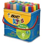 Bic baril de 48 feutres kids visacolor xl pointe large bloque 18 couleurs assorties