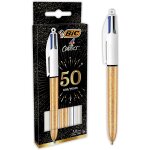 Bic boîte de 3 stylo 4 couleurs doré Bic boîte de 3 stylo 4 couleurs doré