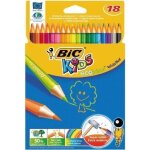 Bic crayons de couleur ecolution bic kids evolutionboite metal x18