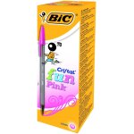 Bic cristal fun 1, 6 stylo - bille non rétractable rose Bic cristal fun 1, 6 stylo - bille non rétractable rose