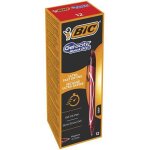 Bic gel - ocity quick dry rouge stylo a bille r�tractable avec clip moyen 12 pi�ces