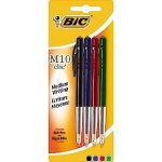 Bic m10 clic stylo - bille pointe moyenne 1, 0 mm noir / bleu / rouge / vert Bic m10 clic stylo - bille pointe moyenne 1, 0 mm noir / bleu / rouge / vert