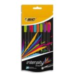 Bic pochette de 20 stylos feutres intensity, coloris assortis Bic pochette de 20 stylos feutres intensity, coloris assortis