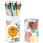 Bic stylo a bille 4 colours mineral tones, bo�te de 8