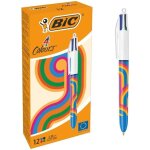 Bic stylo a bille r�tractable 4 colours lines