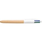 Bic bic stylo a bille rétractable 4colours wood style Bic bic stylo a bille rétractable 4colours wood style