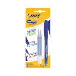 Bic stylo a encre gel gelocity illusion effaçable bleu + 2 recharges Bic stylo a encre gel gelocity illusion effaçable bleu + 2 recharges