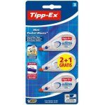 Bic tipp - ex mini pocket mouse rubans correcteurs standard 2 + 1 gratuit