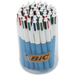 Bic tubo de 36 stylo bille 4 colours medium pointe moy. 4 couleurs classiques