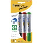 Bic velleda 1701 ecolutions feutres pour tableau blanc effaables a sec a pointe conique moyenne - blister ...