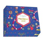 Mes bijoux amor - coffret avec des breloques autocollantes, des perles colorées, des perles dorées, un ... Mes bijoux amor - coffret avec des breloques autocollantes, des perles colorées, des perles dorées, un ...