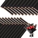 Bkepdy papier d'emballage pour fleurs noir et or 20 feuilles impermable pour bouquets et arrangements ...