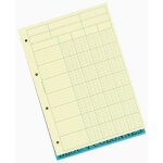 Bloc a4 70 flets 4 col. controle compta