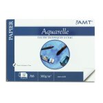 Bloc - aquarelle - a6 - 10, 5 x 14, 8cm - 12 feuilles - 300g / m2 - amt