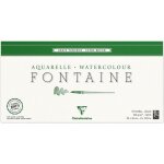Bloc aquarelle fontaine grain torchon - 20x40cm - 300g - clairefontaine