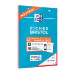 Bloc bristol rouge 2. 0 - format a5 - 30 pages - petits carreaux