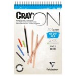 Bloc cray'on a3 - 50 feuilles - 120g - spirales - clairefontaine