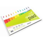 Bloc de croquis a spirale a3 + 60 pages (30 feuilles) 170 g / m papier a dessin lisse