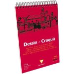 Bloc dessin spiral 29, 7x42 125 grammes 50 feuilles papier blanc