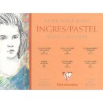Bloc ingres - pastel coll� en t�te 18 x 24 cm 130 grammes 25 feuilles papier blanc