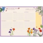 Bloc notes a3 semainier sous - main bureau, planner hebdomadaire papeterie de bureau, fournitures scolaires, ...