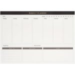 - bloc note a4 semainier basic studio weekly planner, sous - main bureau, planificateur hebdomadaire ...