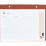 - bloc note a4 semainier kalima weekly planner, sous - main bureau, planificateur hebdomadaire papeterie ...